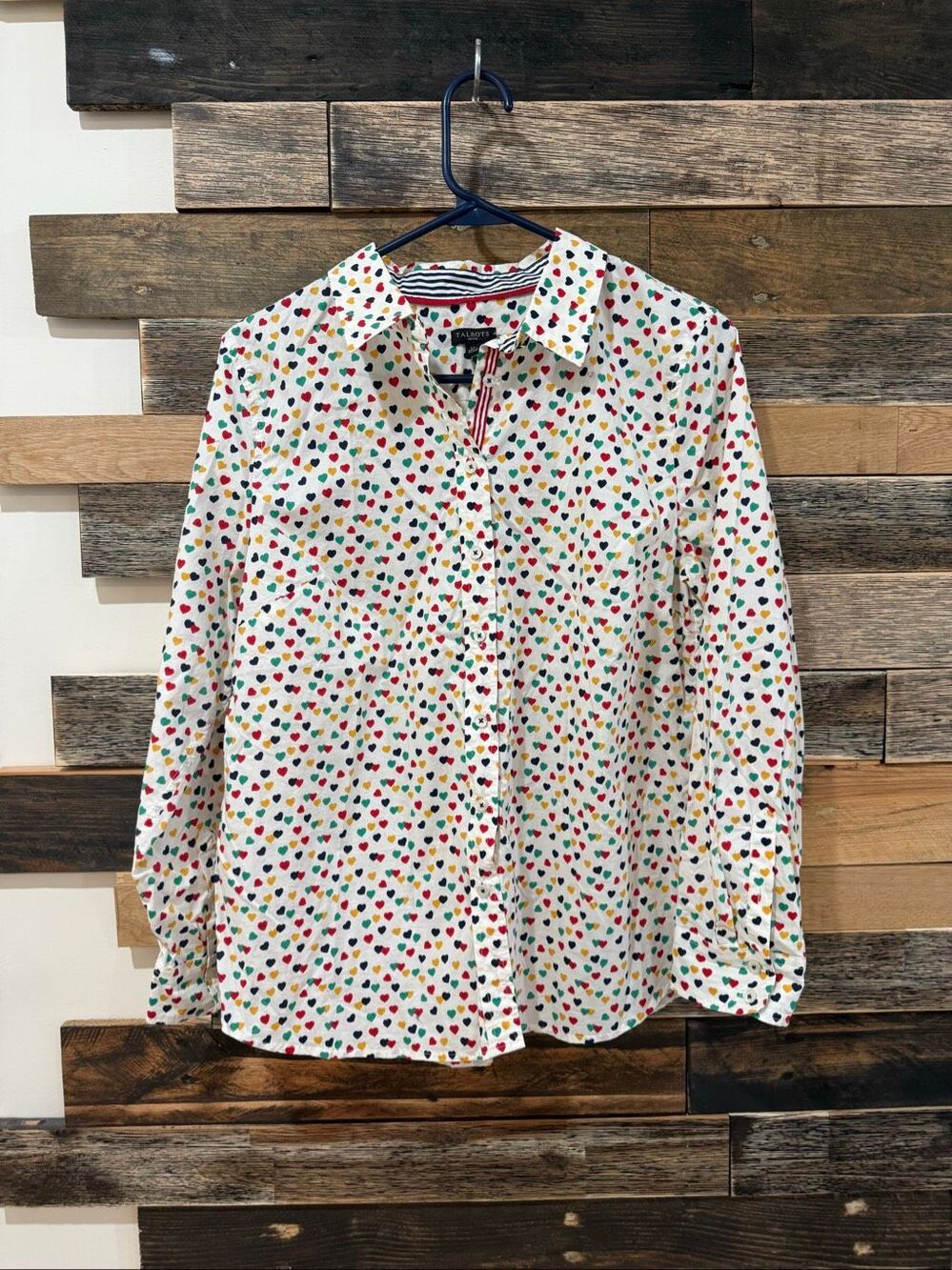 Talbots button front shirt sz LP
